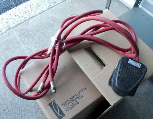 Clipper pneumatic air foot switch with hoses 2c-30a2-s 30cfm 100 psi free usps for sale