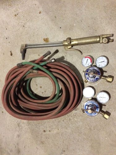 Victor Oxy-Acetylene Torch With Radnor-Harris Gauges, and Hoses