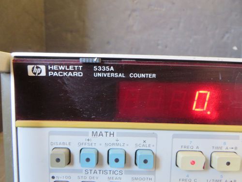 Agilent HP 5335A Universal Counter, 200 MHz ID KHDG
