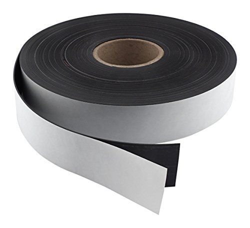 Master magnetics flexible magnet strip with adhesive back , 1/16&#034; thick, 2&#034; for sale