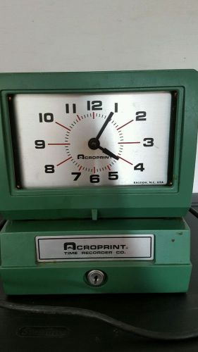 Acro print time clock