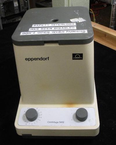 Eppendorf Centrifuge Model 5412 - Parts