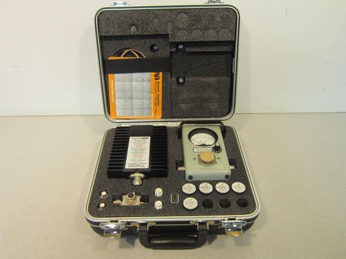 Bird Wattmeter Radio Frequency Power 4410-097 Test Set With 5 elements in case