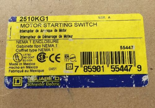 NEW Square D 2510KG1 Motor Starting Switch no screws