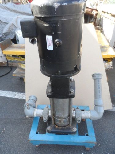 Grundfos Vertical Pump Type CR16N Model 16-40 With 7 1/2 HP Grundfos Motor