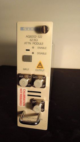 Ando AQ8201-322 Optical Attenuator Module Plug In Card