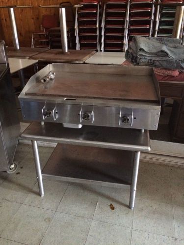 Stainless Steel Commercial Griddle With Stand