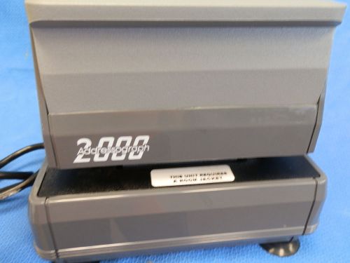 Addressograph 2000 card imprinter embosser