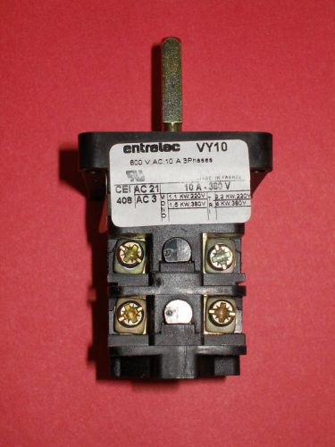 &#034;entrelec&#034; disconnect switches - vy10/d/013/h10/sa39r (t 38.00) for sale