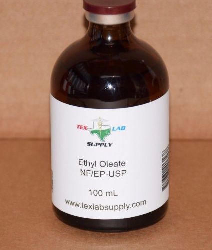 Tex Lab Supply Ethyl Oleate 100 mL NF-EP/USP
