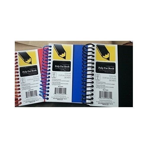 Note Books Notes Poly Fat Book 3 Pak