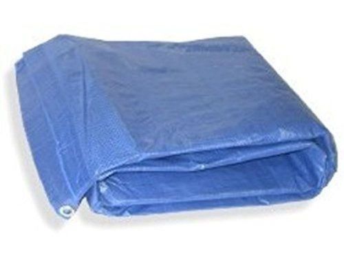 12 x 16-Feet Blue Multi-Purpose Waterproof Poly Tarp Cover Tent Shelter Campi...