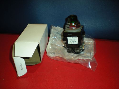 General Electric CR104PXG42 Green Pushbutton Indicator Light