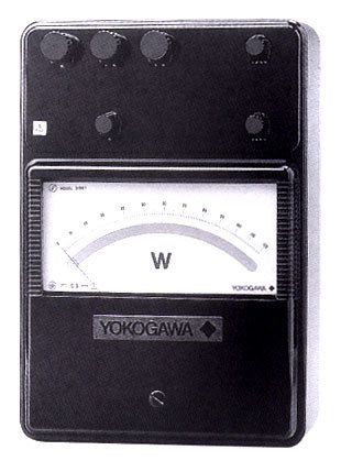 Yokogawa 204113 Portable Single Phase, Low-power-factor Wattmeter, 5/2