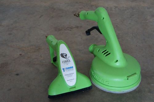 Turbo Force Mini Turbo Hybrid spinner and Cobra tile surface cleaning tool set