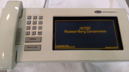 Rauland Responder IV touchscreen console