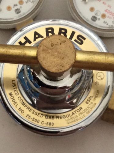 Harris Inert Gas Regulator Model 25-500 C-580 Ar He N2 650L