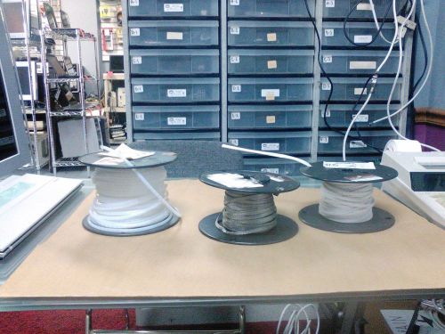 Lot of 3 Partial Spools of Wire/Cable Sheathing