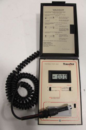 Pentair TraceTek TT-PTB-1000 Leak Portable Test Box Digital Display Raychem Case