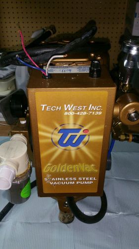 Tech West GoldenVac Dental wet ring pump 2HP