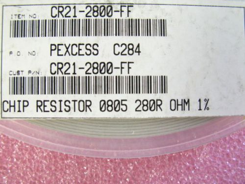 2000 PCS ASJ CR21-2800-FF 0805, 280R OHM 1%