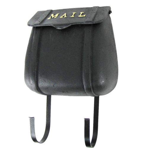 Cast Iron Wall Mount Saddle Bag Hanging Porch Mail Box - Metal US Postal Mailbox