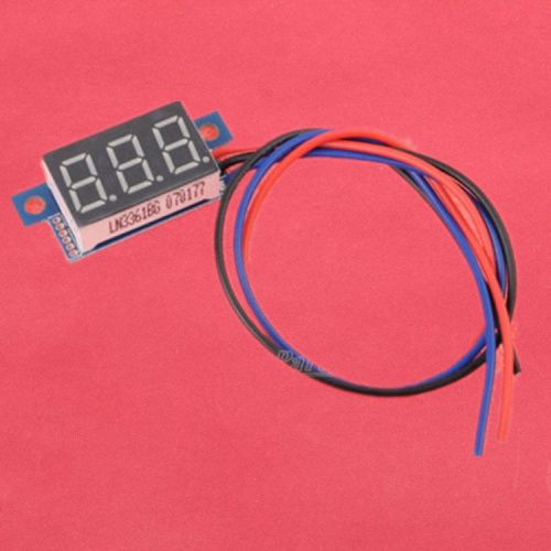 0-99.9v green led panel meter digital voltmeter dc for sale