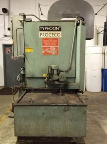Used proceco 28 inch typhoon aqueous heavy duty turntable automatic parts washer for sale