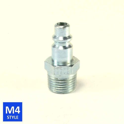 Foster 4 series quick coupler plug 3/8 body 1/2 npt air and water hose fittings for sale