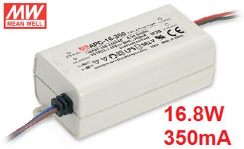 Led power supply, apc-16-350 mean well, 16.8w 350ma for sale
