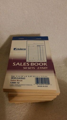 Adams Sales Book 2 Part 50 Sets  With Carbon