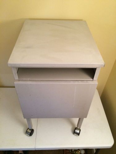 Metal Utility Cart Cabinet 4 Wheels National Southern Corp.