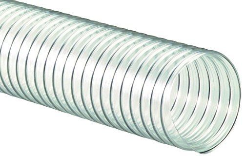 Flexaust 8171020025 R-4 PVC Flexible Hose, 160 degrees F, 25&#039; Length, 2&#034; ID