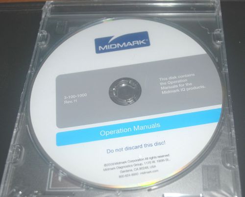 MIDMARK IQ EKG WIRELESS DVD OPERATORS MANUAL