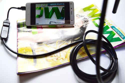 New 7mm 2m focus camera lens usb cable 6 led android endoscope inspection camera for sale