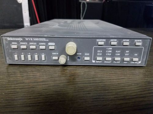 Tektronix WVR 500 Waveform and Vector monitor