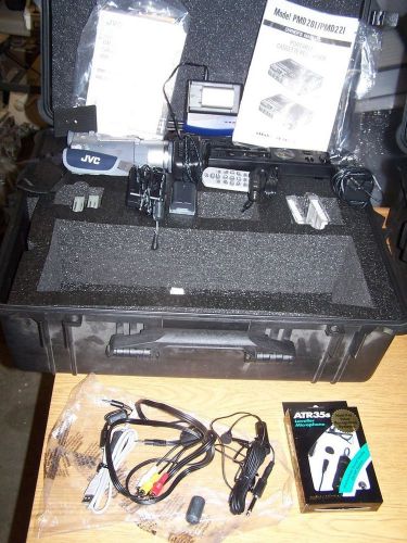 Portable police interrogation audio video set jvc gr-dv500u marantz pmd221 minty for sale