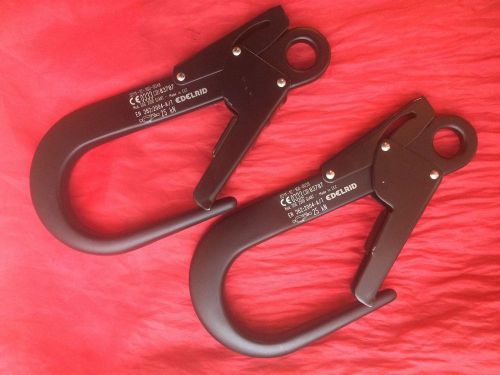 New!! Edelrid Scaffold Hooks DSG 2500 Giant in Black. Work at Height Comms Tower
