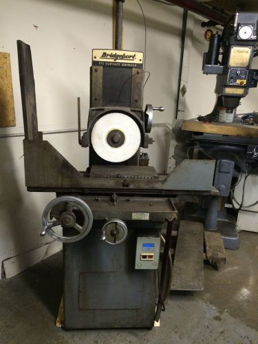 Bridgeport manual surface grinder, M/N 815, w/8&#034; X 15&#034; magnetic chuck,