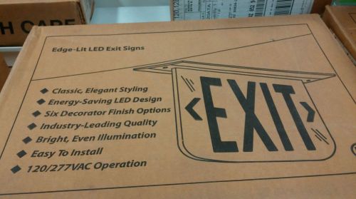 Hubbell duallite exit sign lecsrxne for sale
