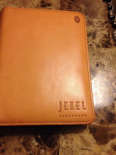 Hartmann  Vintage Leather Monogram Agenda Day Planner  notebook