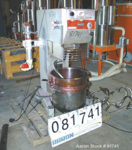 Used: dito dean vertical planetary mixer, model em80, 84 quart capacity. manual for sale