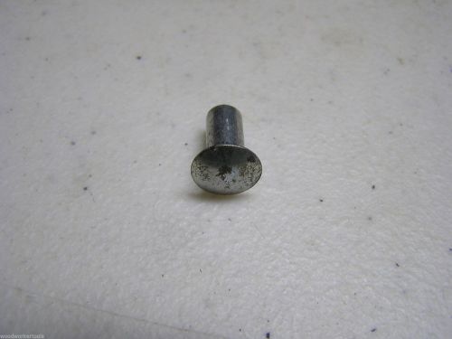 100 pcs oval head semi-tubular rivets 1/4&#034; diameter x 1/2 inch length 0501 for sale