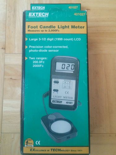 Extech 401027 Pocket Size Foot Candle Light Meter