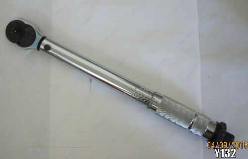 Torque Wrench Adj. Click Type Fixed-Ratchet 40-200 in- lb 1/4&#034; Dr. MISSING SCREW