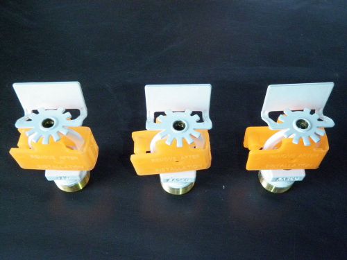 (3) RASCO RELIABLE F1FRH1W  Automatic Sprinkler Heads Horizontal WHITE !BB4!