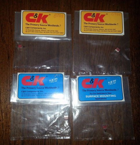 C&amp;K GT01 Toggle Switch (Lot of 4) Switches New Component Mini Micro