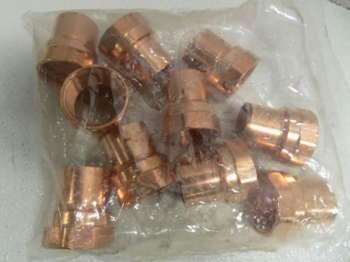 Lot of 10 Copper Fitting 1-1/2&#034; CXFE Adapter