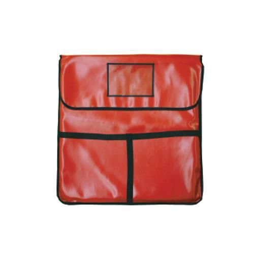 Thunder Group PLPB024 Pizza Delivery Bag, 24&#034; X 24&#034; X 5&#034;, Insulated, Red