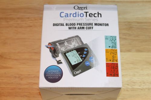 NEW OZERI CARDIO TECH PREMIUM SERIES DIGITAL BLOOD PRESSURE MONITOR W/ ARM CUFF